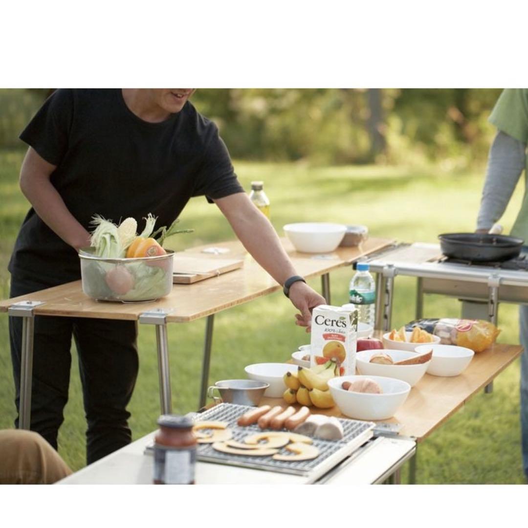  peak マルチファンクションテーブル ロング竹　IGTロングセット