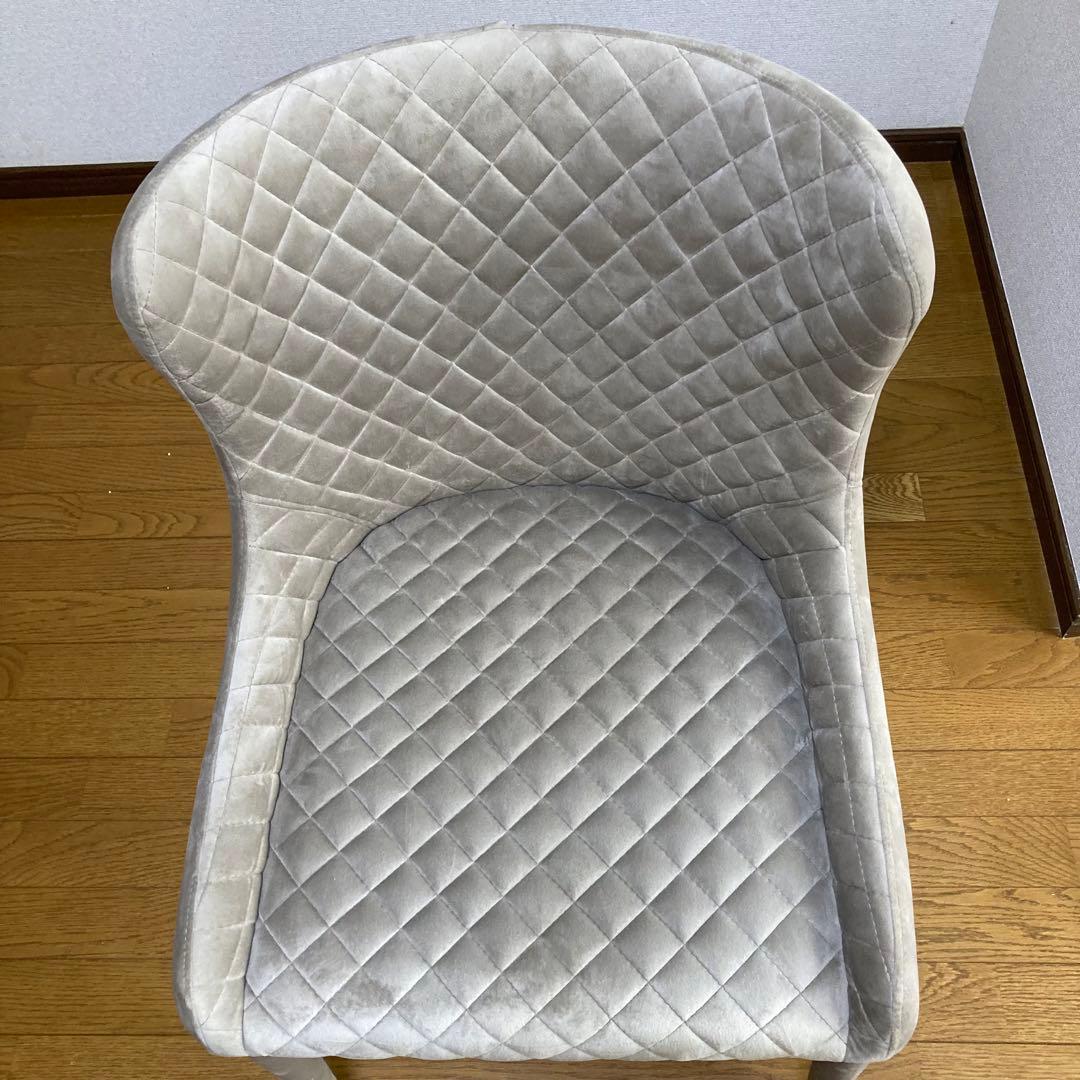 moda en casa モダンエンカーサ　バンケットチェア　グレー