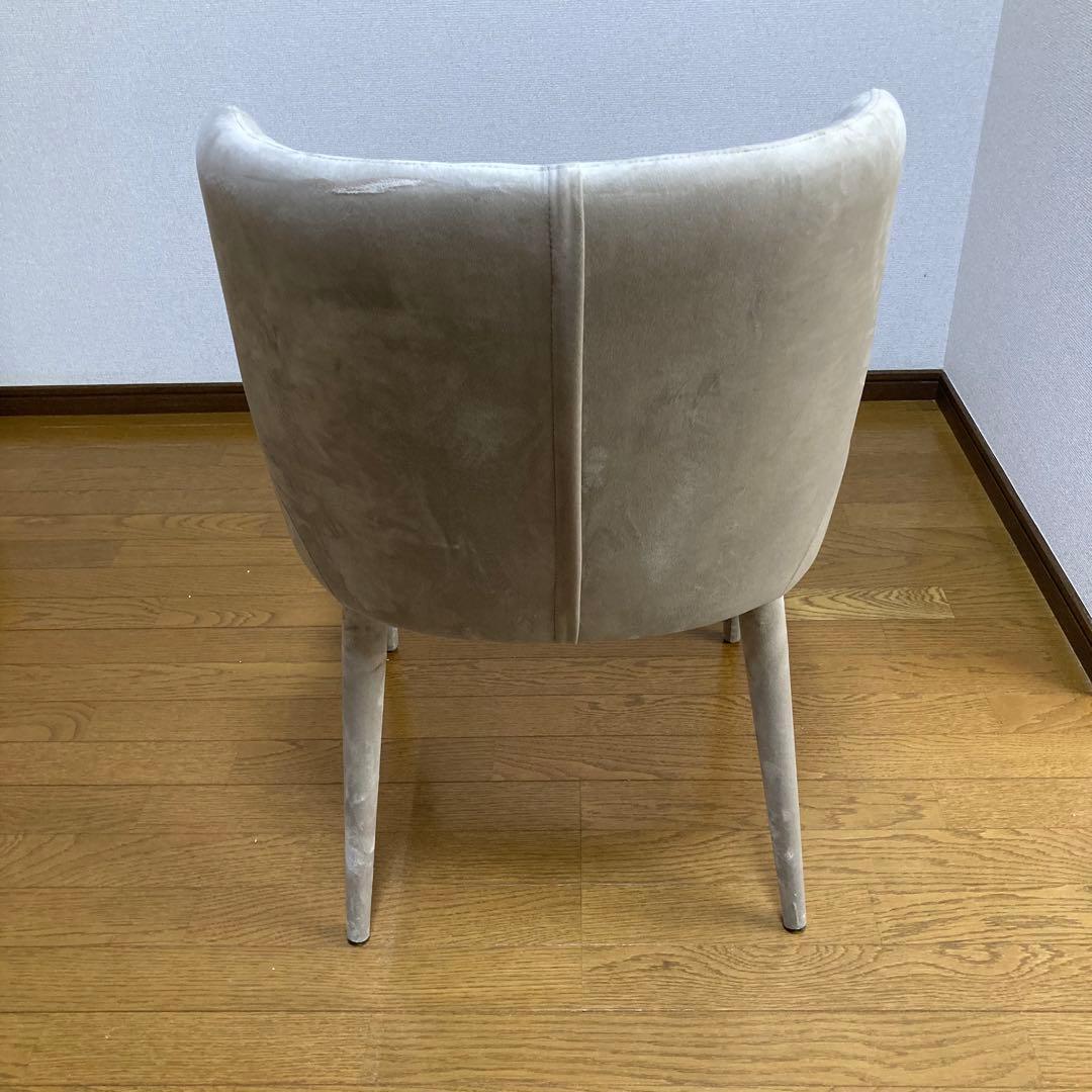 moda en casa モダンエンカーサ　バンケットチェア　グレー