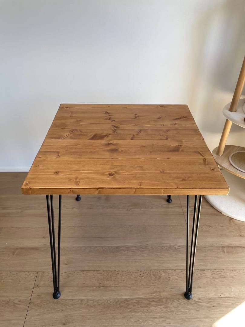 LOWYA 天然木ダイニングテーブル70cm