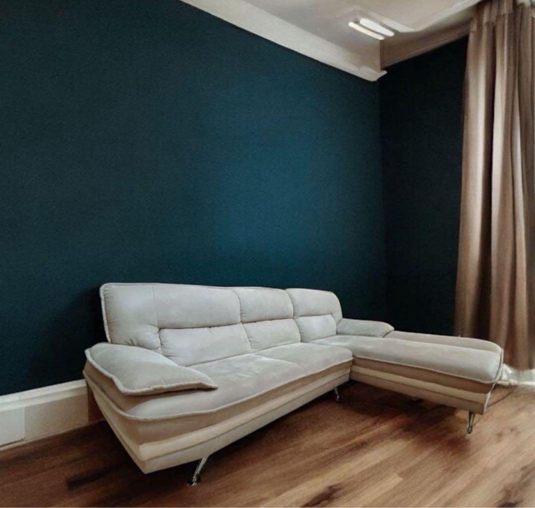 しゅんたろうさま専用▪️直接取りに来れる方▪️ カウチソファー　3人掛け　レザー