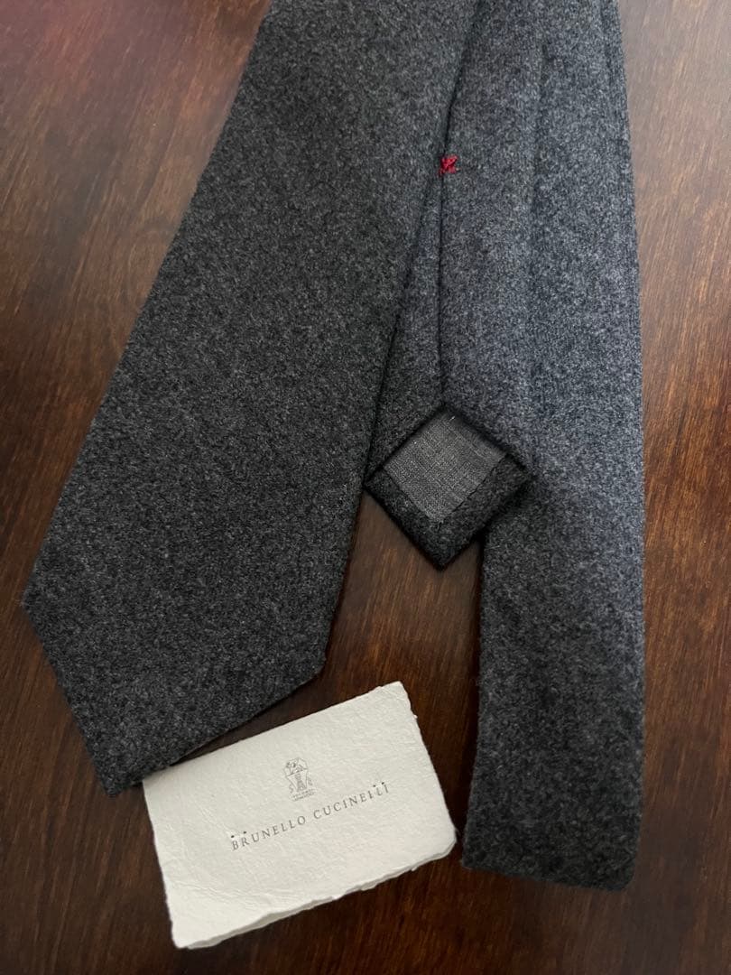 Brunello Cucinelli ブルネロクチネリ ネクタイ カシミヤ混