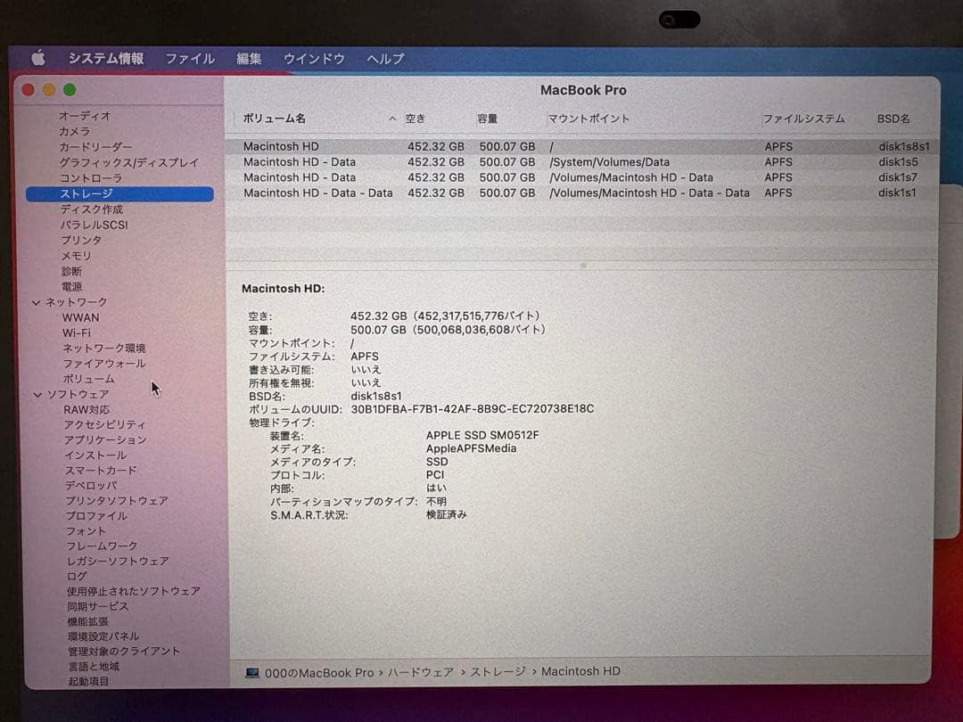 Apple MacBook Pro 13インチ 2014年モデル