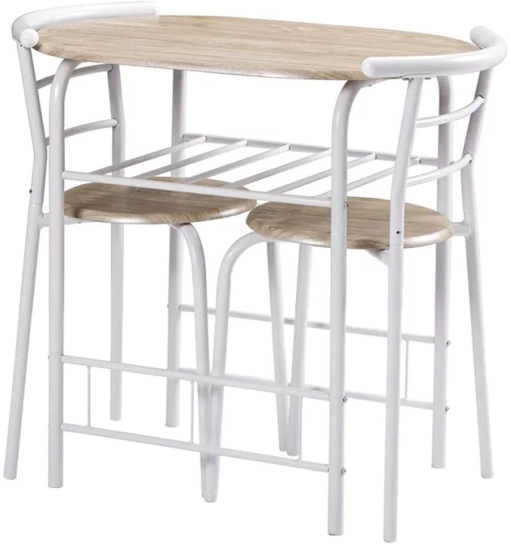 ダイニングテーブルセット 3点セット 楕円形