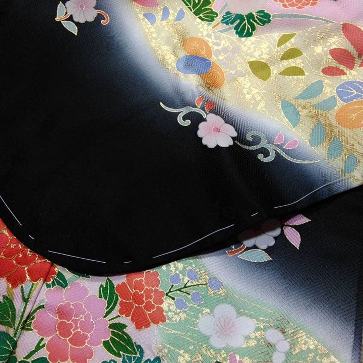 7歳向け・化繊・未使用品・お着物のセット