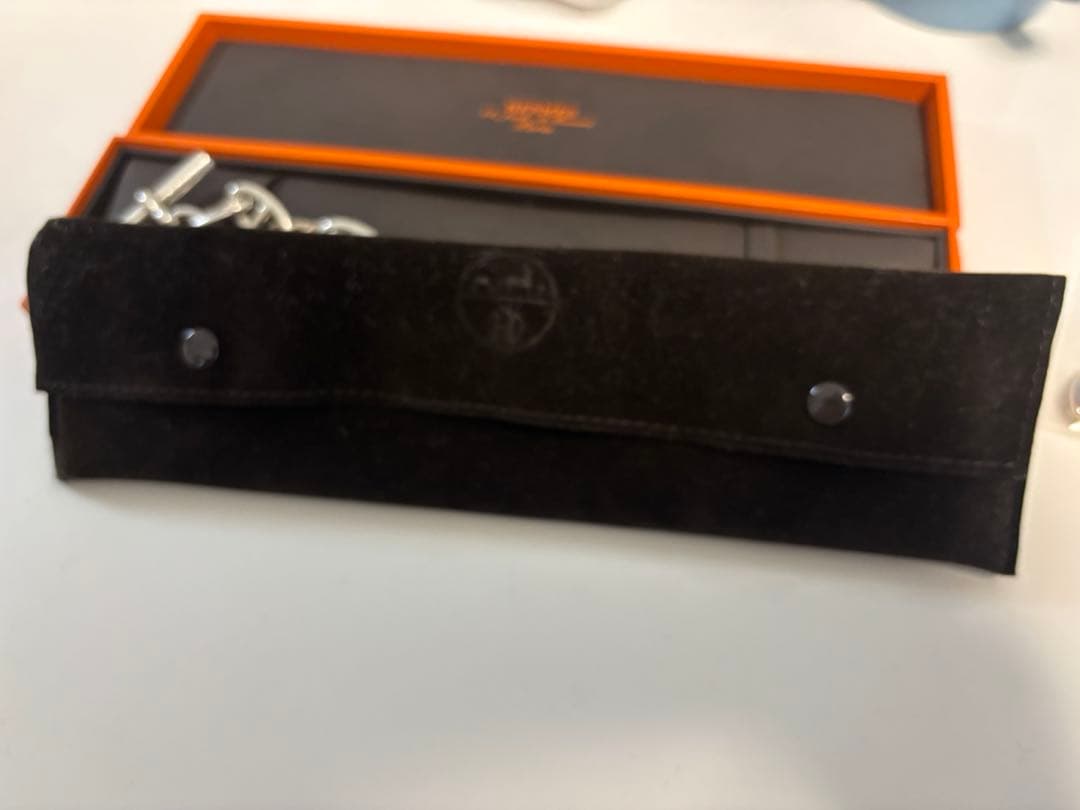 HERMESエルメス　シェーヌダンクル ブレスレット GM 14コマ(16コマ)