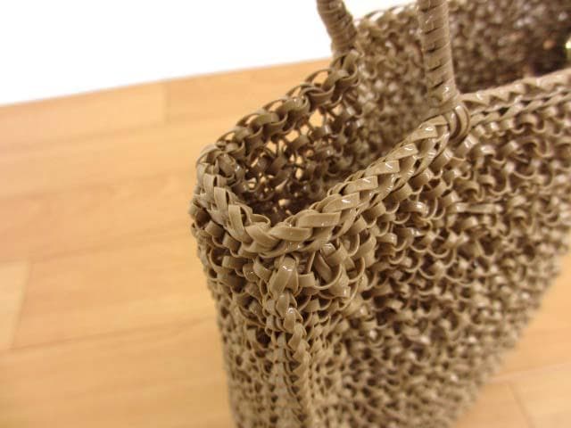 美品 アンテプリマ ADESSO アデッソ スモール ワイヤーバッグ