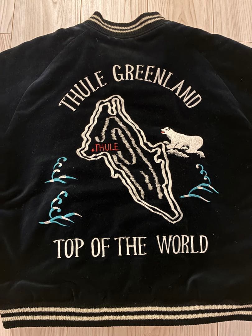 テイラー東洋　別珍　スカジャン　グリーンランド