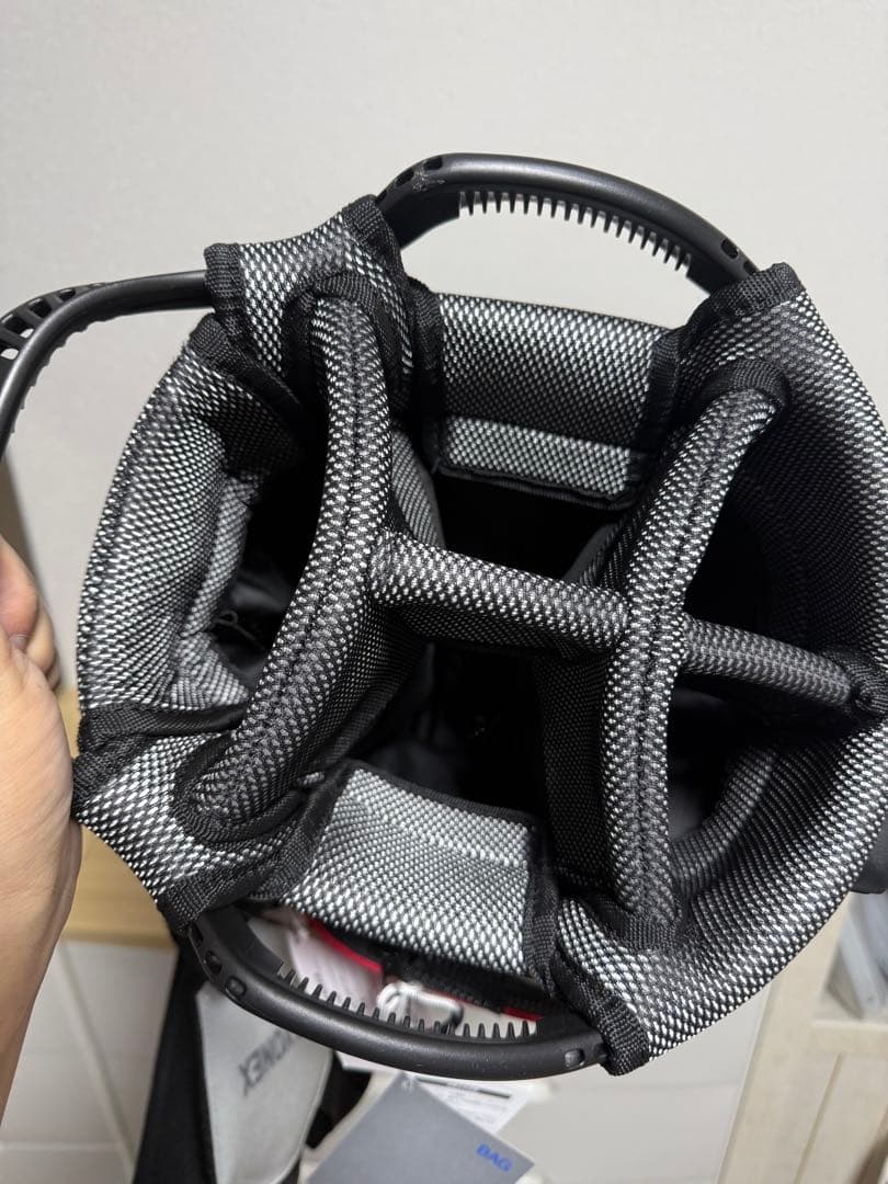 YONEX キャディバッグ レッド/シルバー