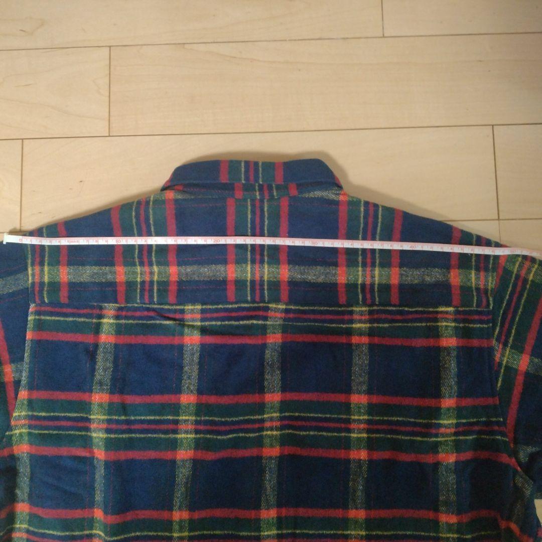 未使用NON NO マドモアゼルノンノン チェックネルシャツ PAPAS