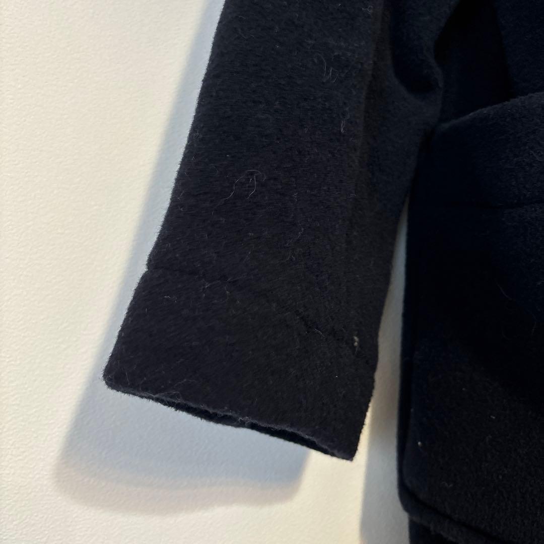 【7日まで】スナイデルネイビー ダッフルコート ファー付き