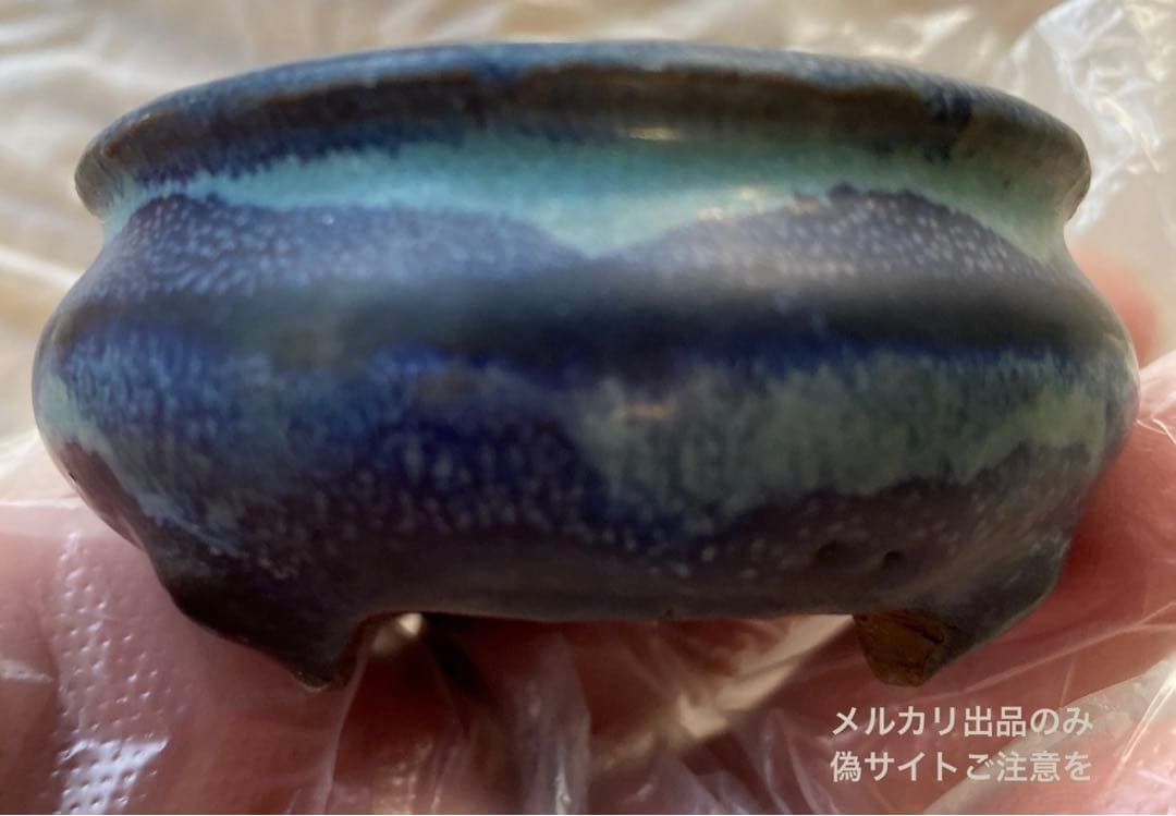 陶翠　緑寿庵　(D) 盆栽鉢　ミニ盆栽鉢　(A13)
