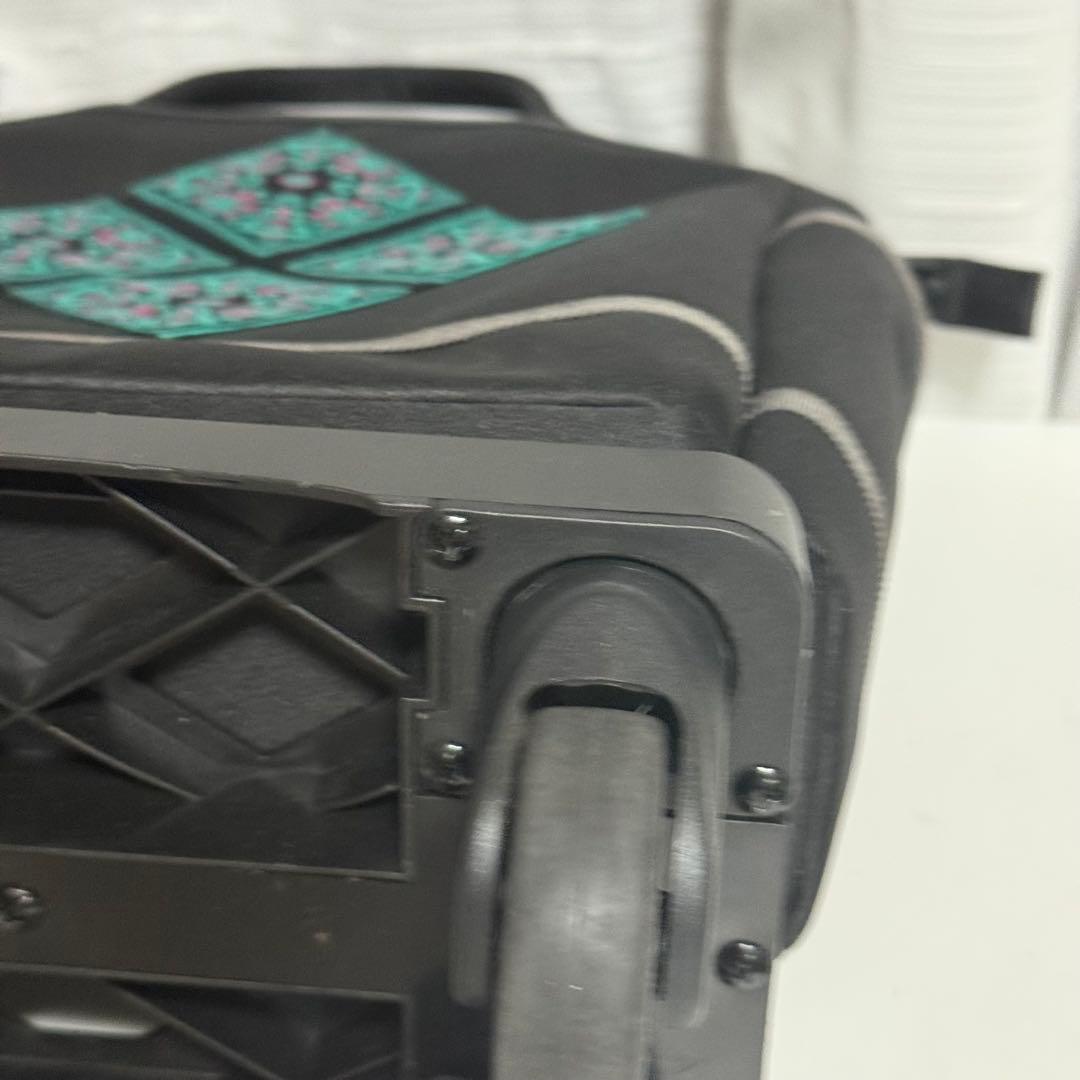 未使用級✨スワニー Michiko Kuge キャリーバッグ ブラック 刺繍