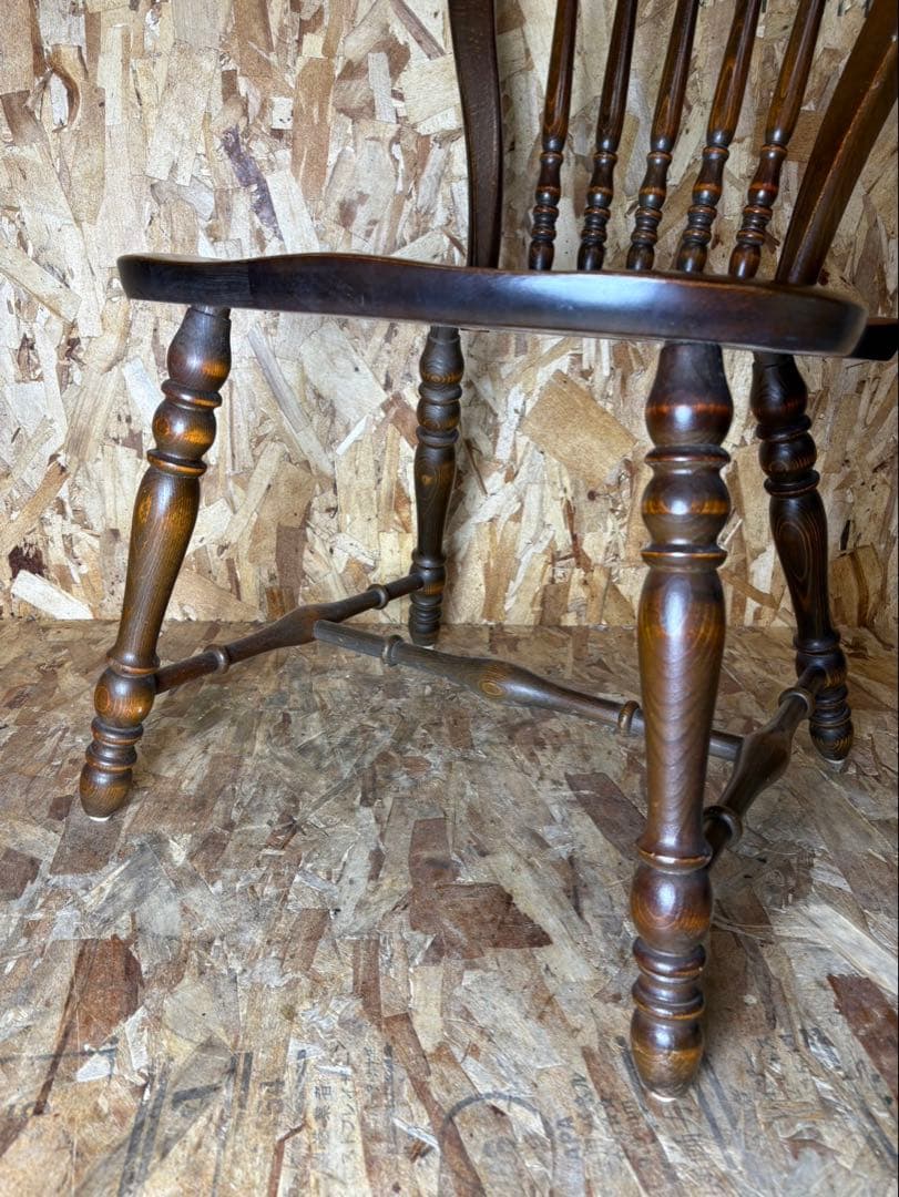 ①カリモク ウィンザーチェア ヴィンテージ アンティーク ダイニングチェア