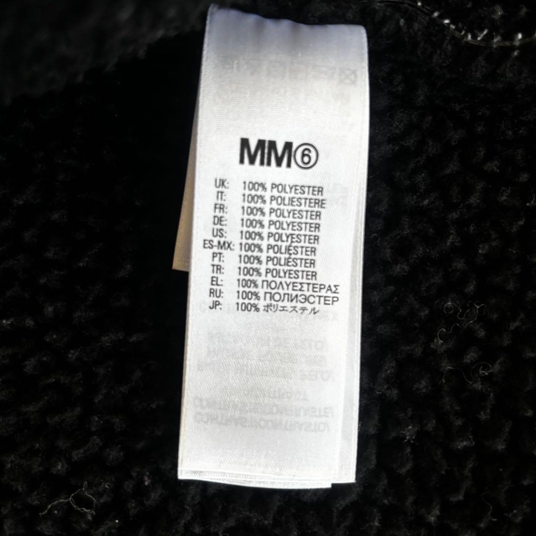 MM6 エコレザー&フェイクファー　ジャケット