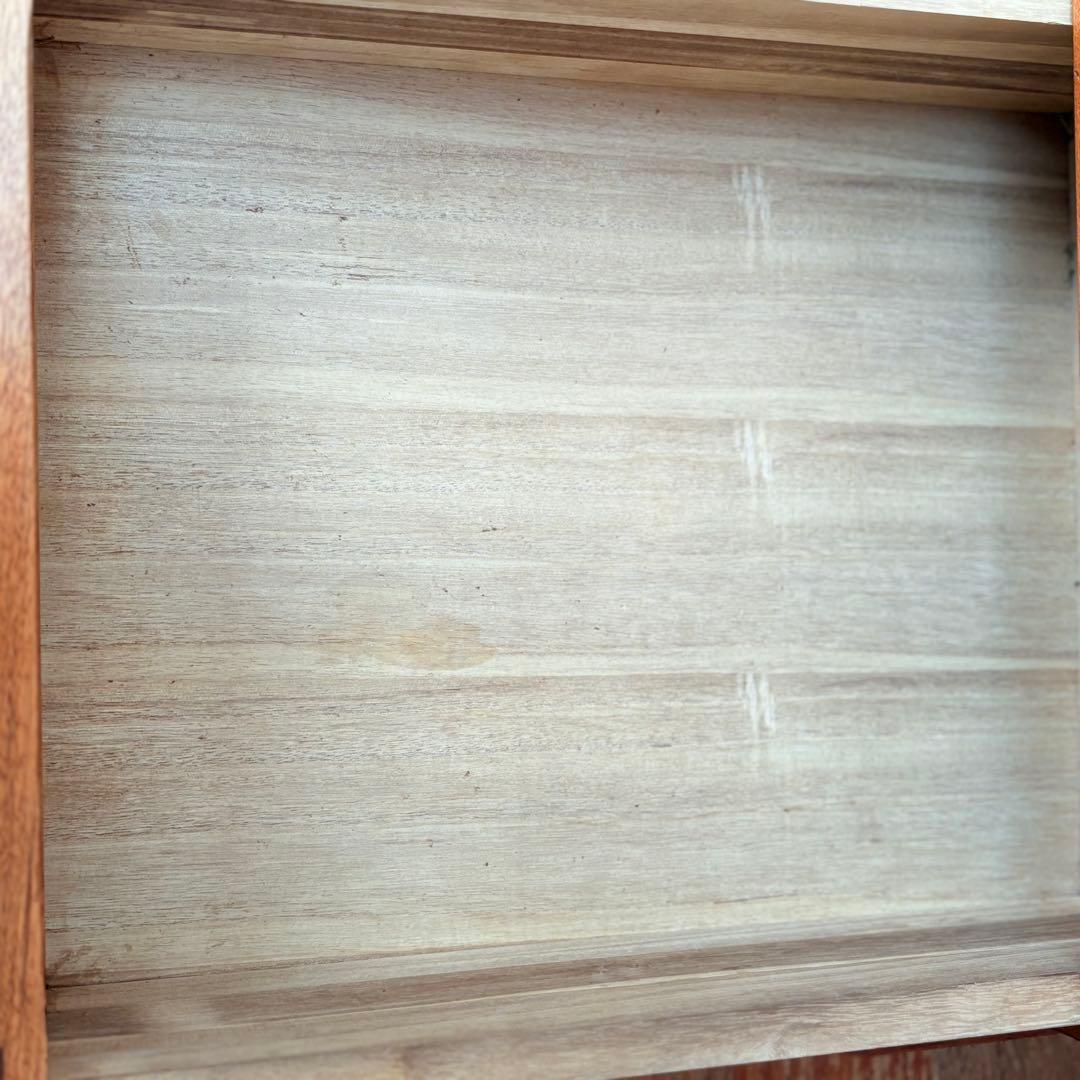 【木製品】一点物 ナチュラル 4段チェスト オープンラック ヴィンテージ