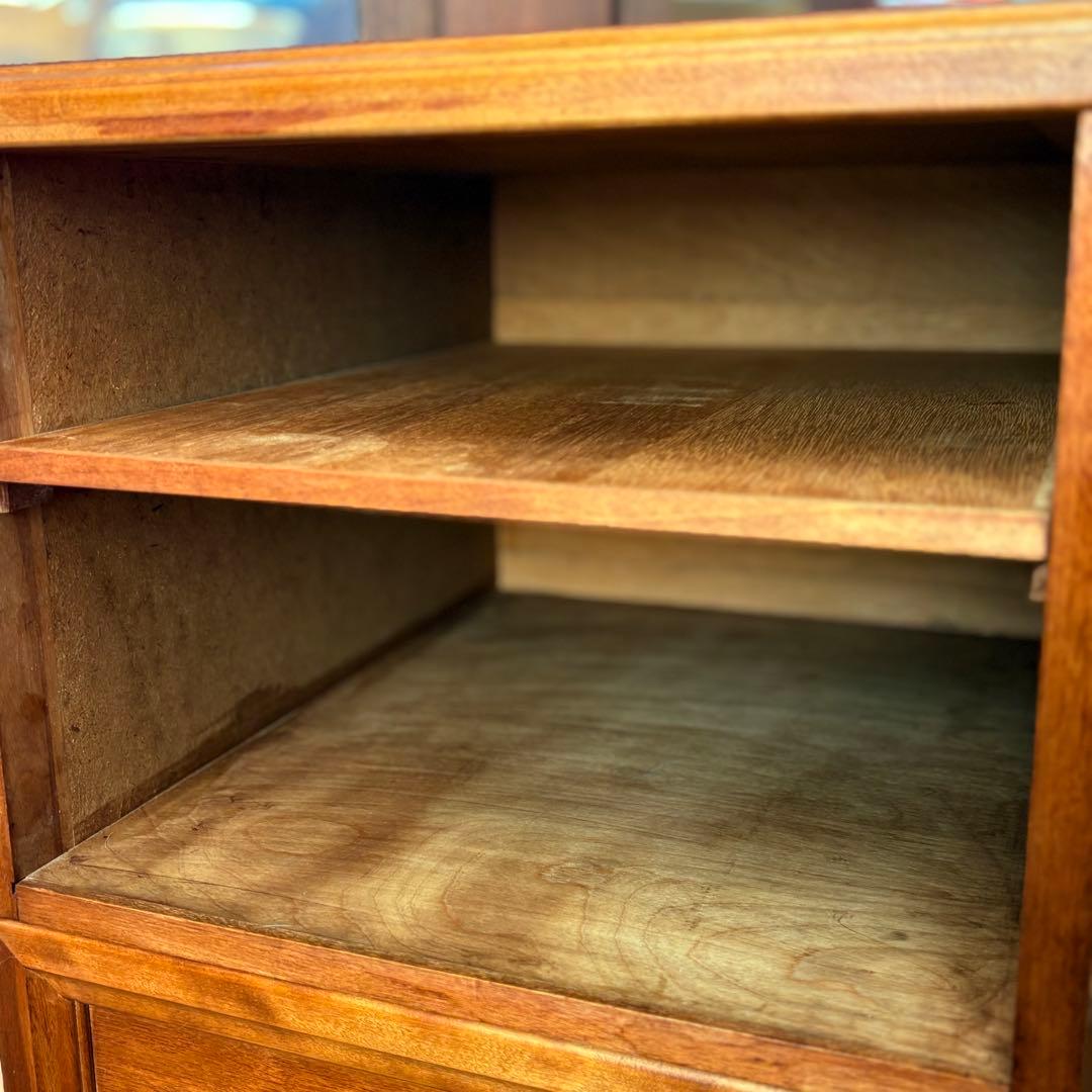 【木製品】一点物 ナチュラル 4段チェスト オープンラック ヴィンテージ