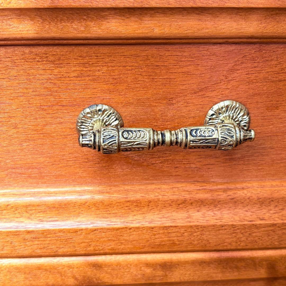 【木製品】一点物 ナチュラル 4段チェスト オープンラック ヴィンテージ