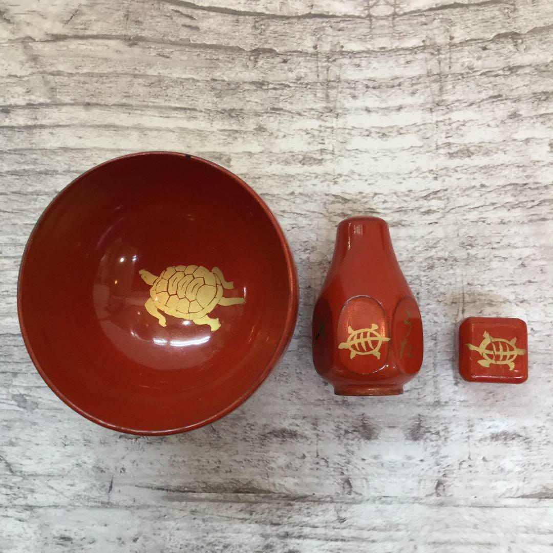 昭和レトロ だるまの塗りの椀