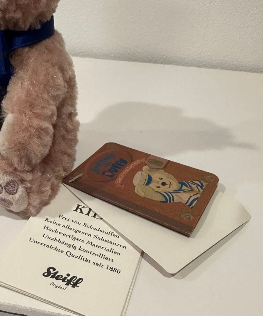 未使用 シュタイフ ダッフィー＆シェリーメイ ぬいぐるみ 10周年記念