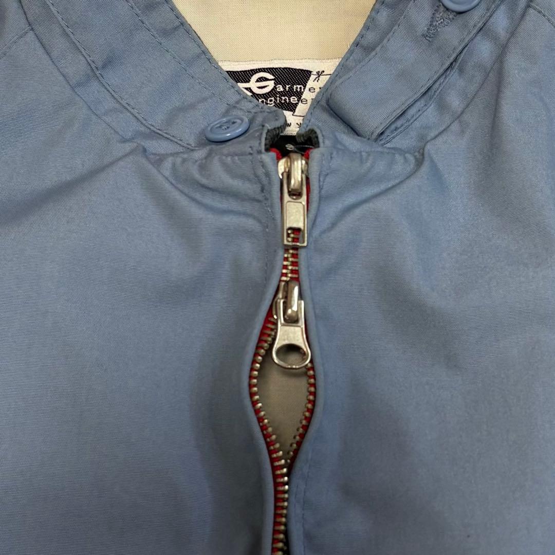 USA製 Engineered Garments ダブルジップブルゾン　水色