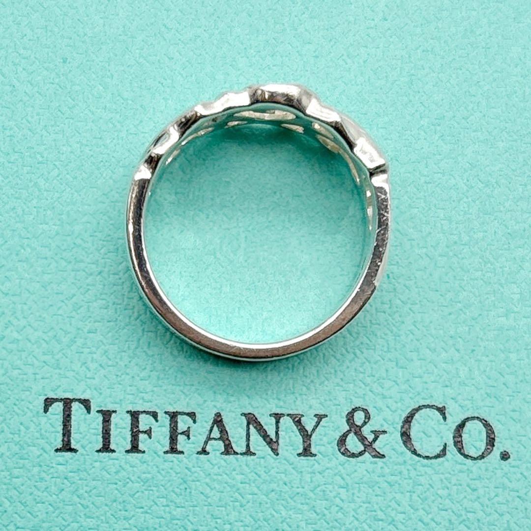 美品◎ ティファニー パロマピカソ トリプルラビングハート リング 指輪 約9号