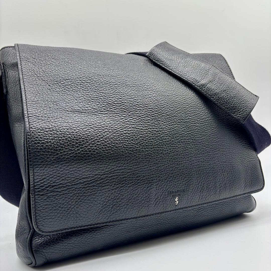 SERAPIAN セラピアン メッセンジャー バッグ ブラック ビジネス