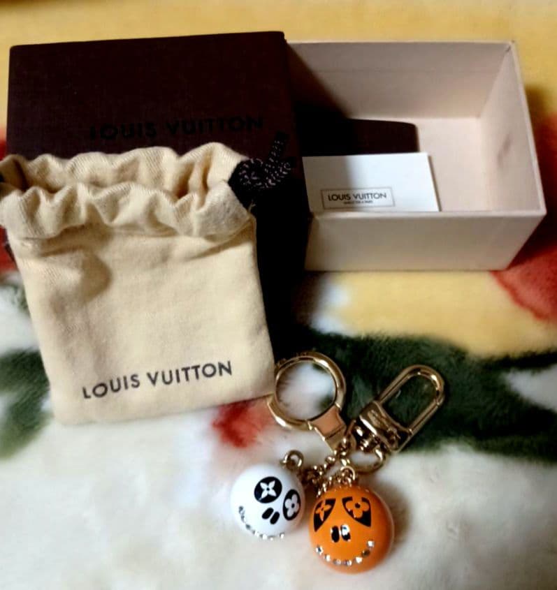 【美品】ルイヴィトン　ポルトクレ　ジャック&ルーシー　キーホルダー