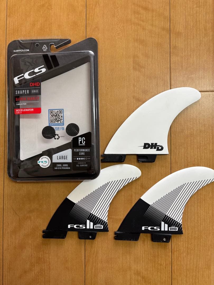 サーフィン・ボディボード DHD Fin performance core LARGE