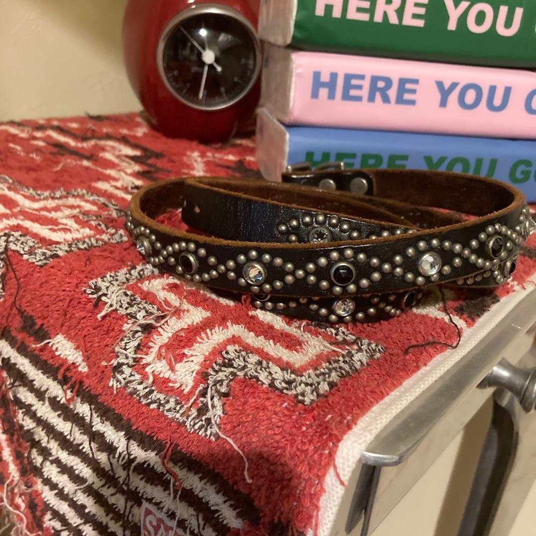 HTC スタッズベルト　32 希少スタッズパターン　ナロー スタッズベルト