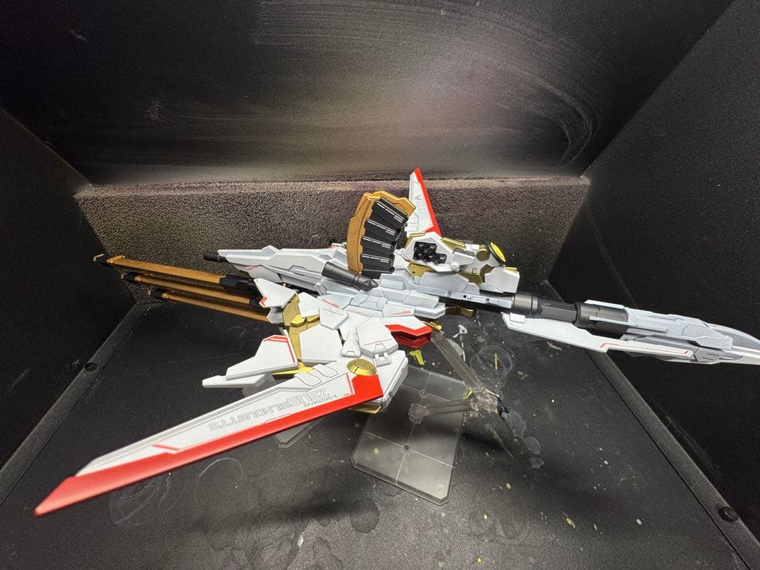 かわの　HGCE ディスティニーガンダム　ゼウスシルエット　塗装完成品