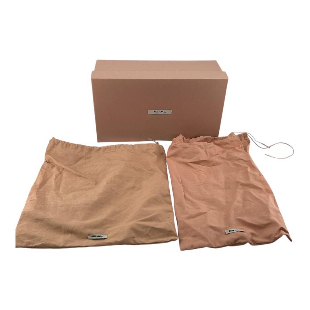 miu miu 靴　ヒョウ柄 箱あり　サイズ表記37.5 レディース