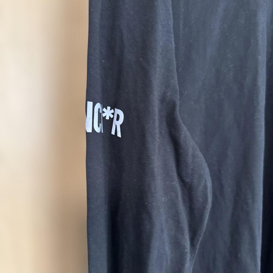 モンクレールロゴ入り黒長袖カットソー　ショップ袋付き