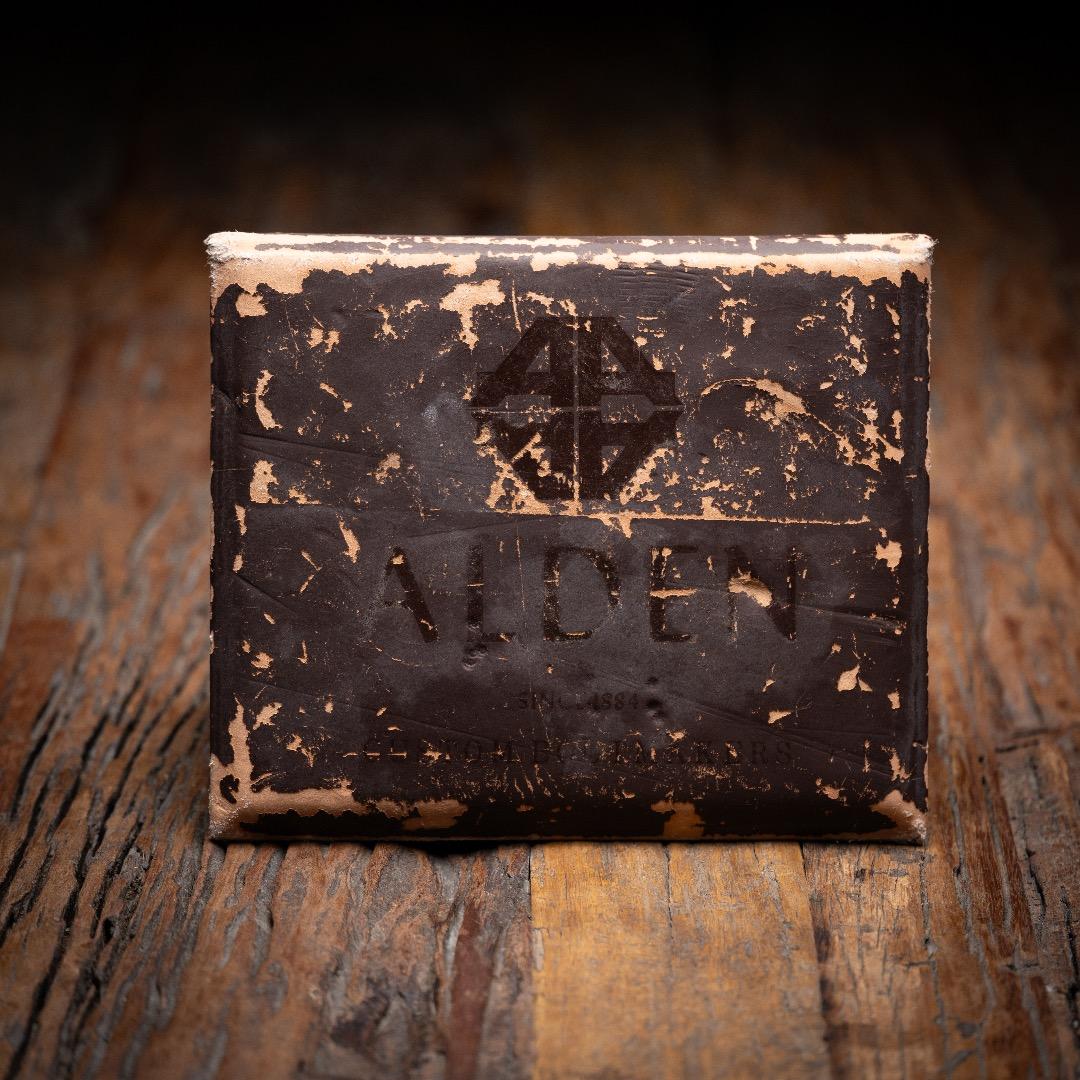 米国購入 Alden オールデン 非売品レザープレート ビンテージ アンティーク