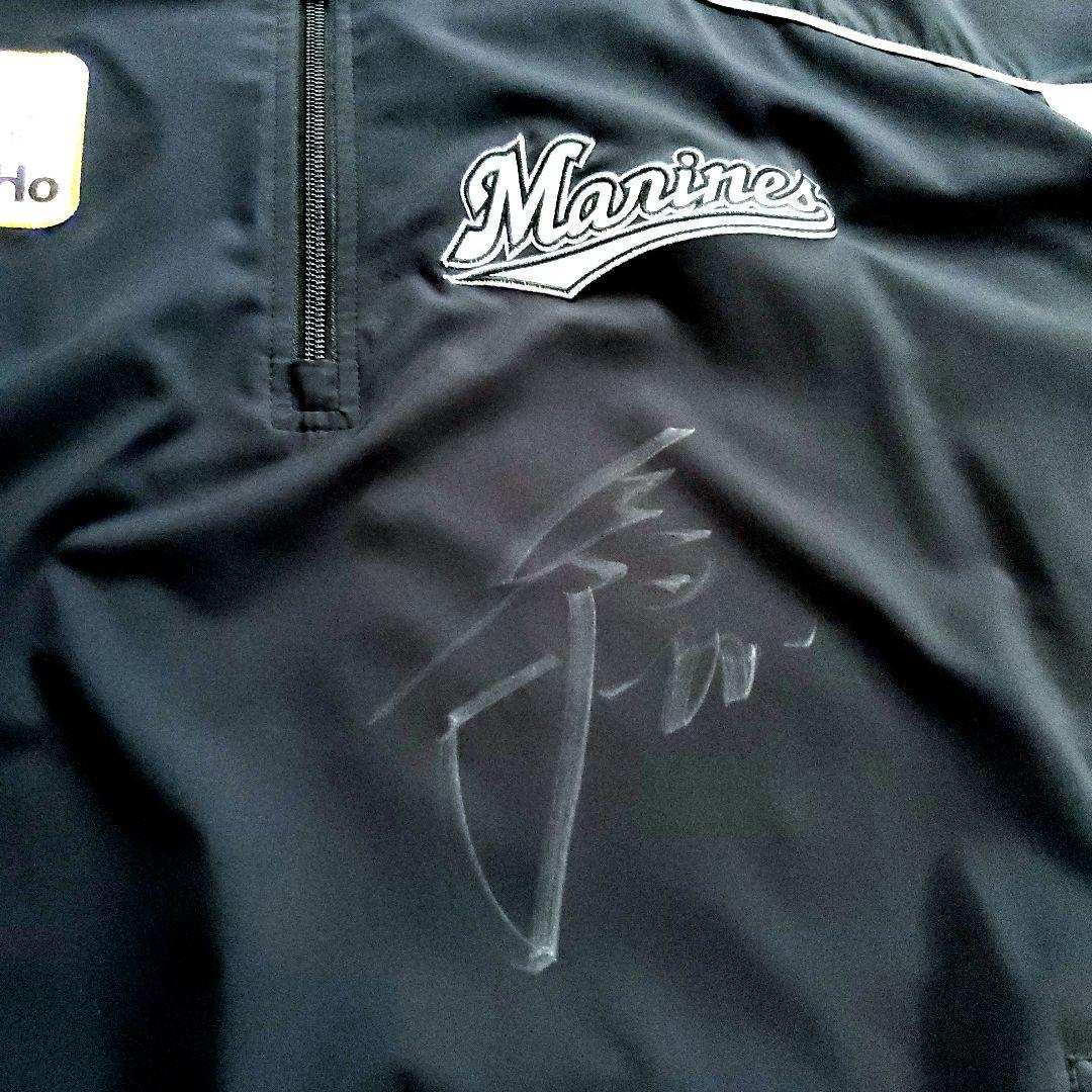 ロッテ　ユニフォーム　サイン　鳥谷　選手着用　千葉 ロッテマリーンズ　プロ野球