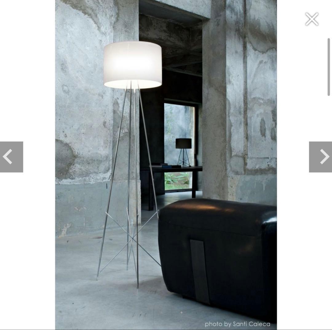 美品 FLOS フロス RAY F2 （レイF2） ガラス フロアランプ