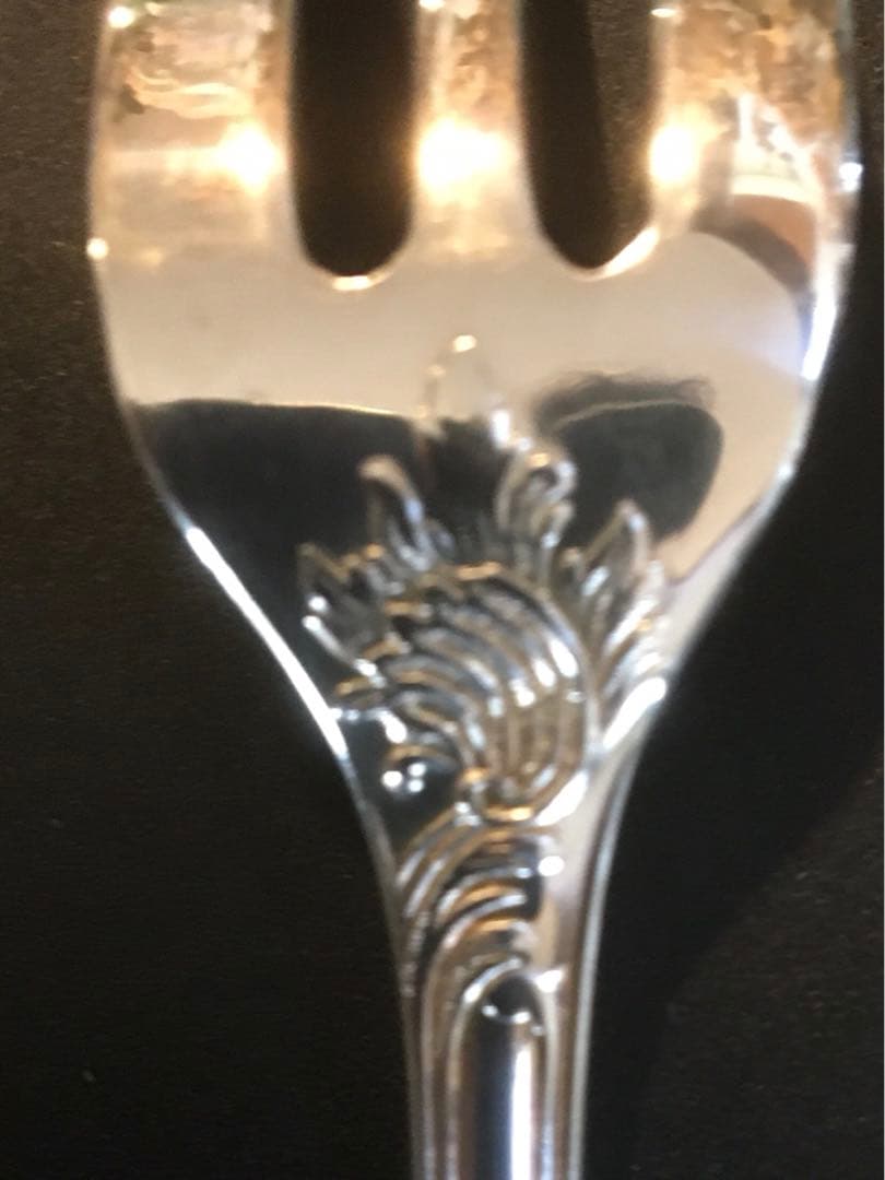 3本クリストフル⭐️マルリーケーキフォーク