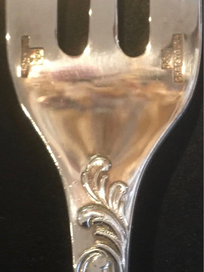 3本クリストフル⭐️マルリーケーキフォーク