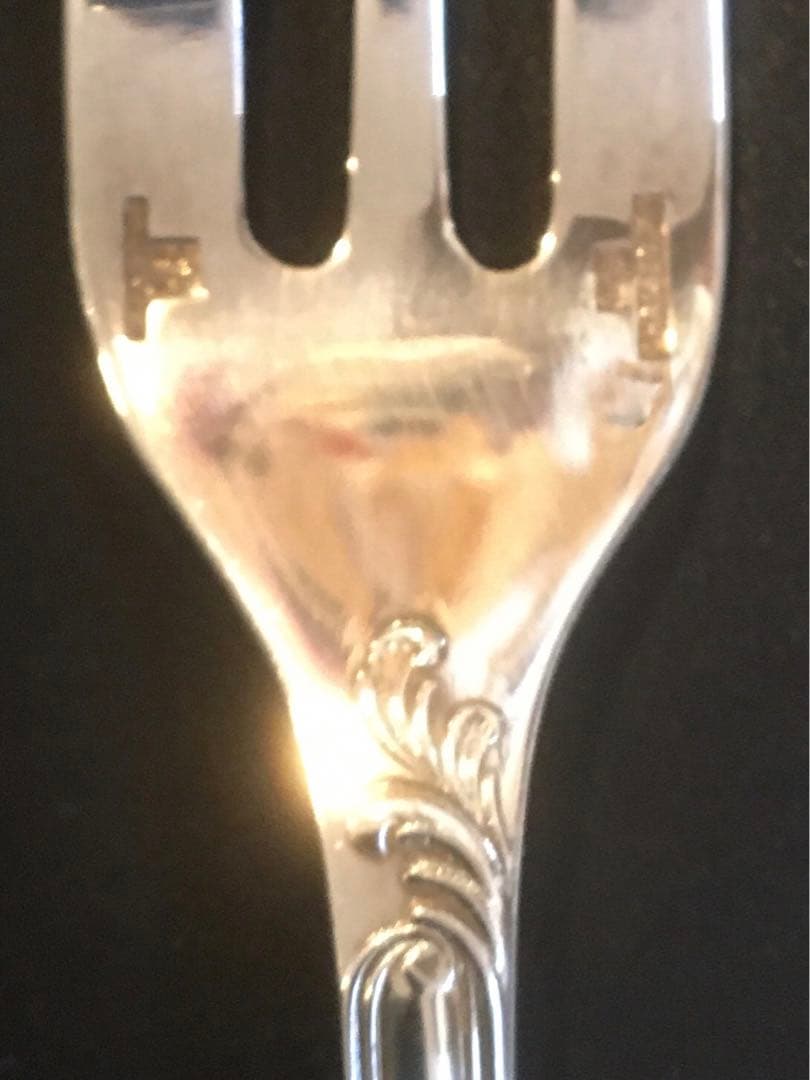 3本クリストフル⭐️マルリーケーキフォーク