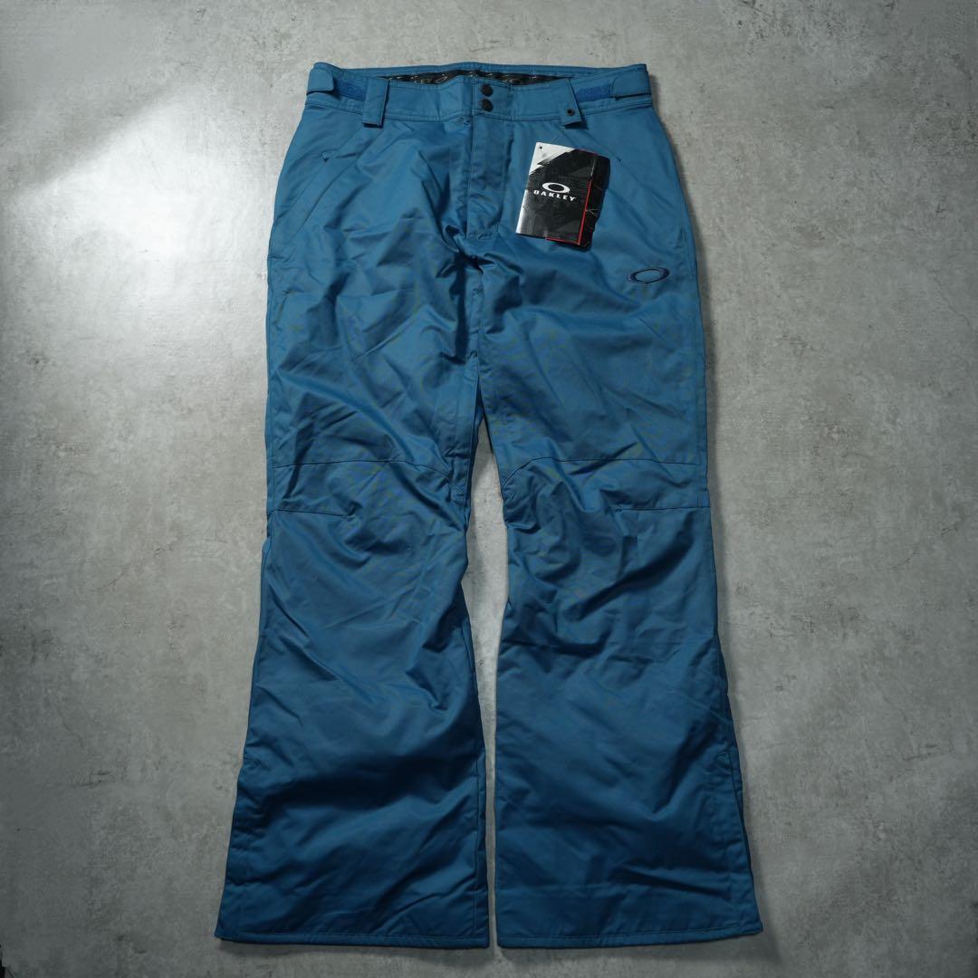 新品 OAKLEY スキー スノボ パンツ ウェア ターコイズ シェルパンツ