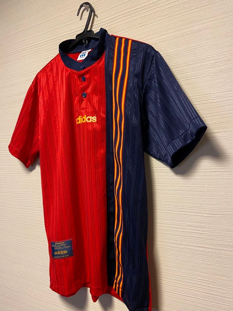 90s サッカースペイン代表　アディダス　ゲームシャツ ユニフォーム