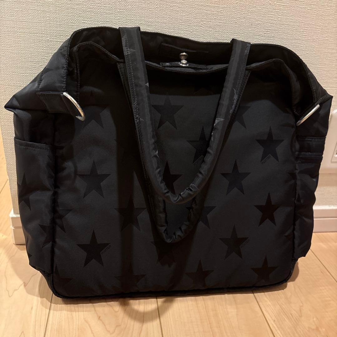 ポーター　FLAG 星柄　トートバッグ　2way A4