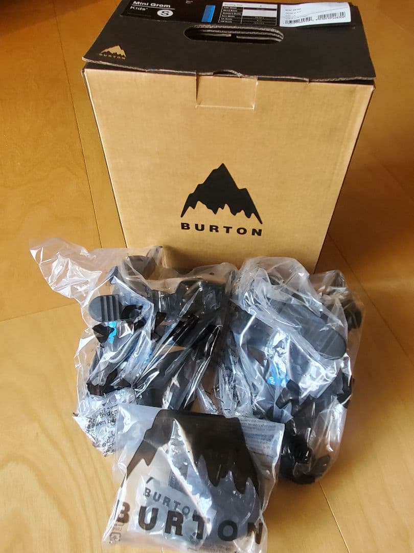 キッズ Burton ミニグロム ディスク スノーボードバインディング