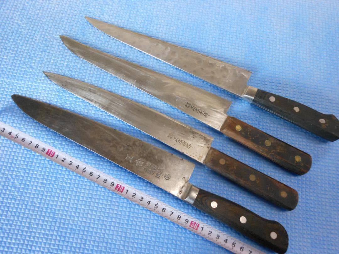 キッチン用品　 牛刀 4本セット ステンレス刃