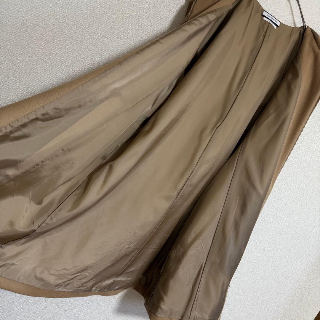 ★FOXEY★マリソル ブレンダさん着用★上質ウールゆったりコート★キャメル