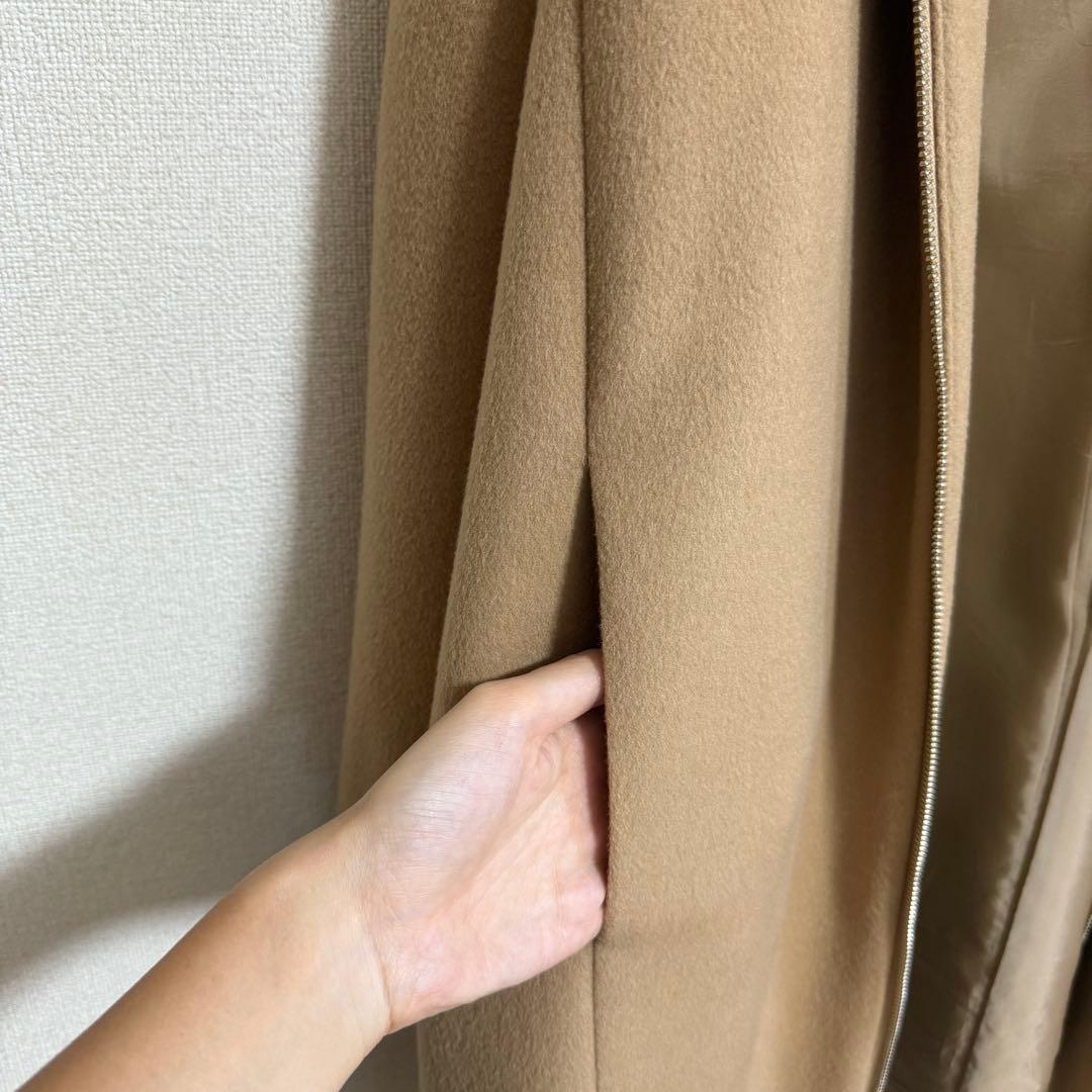 ★FOXEY★マリソル ブレンダさん着用★上質ウールゆったりコート★キャメル