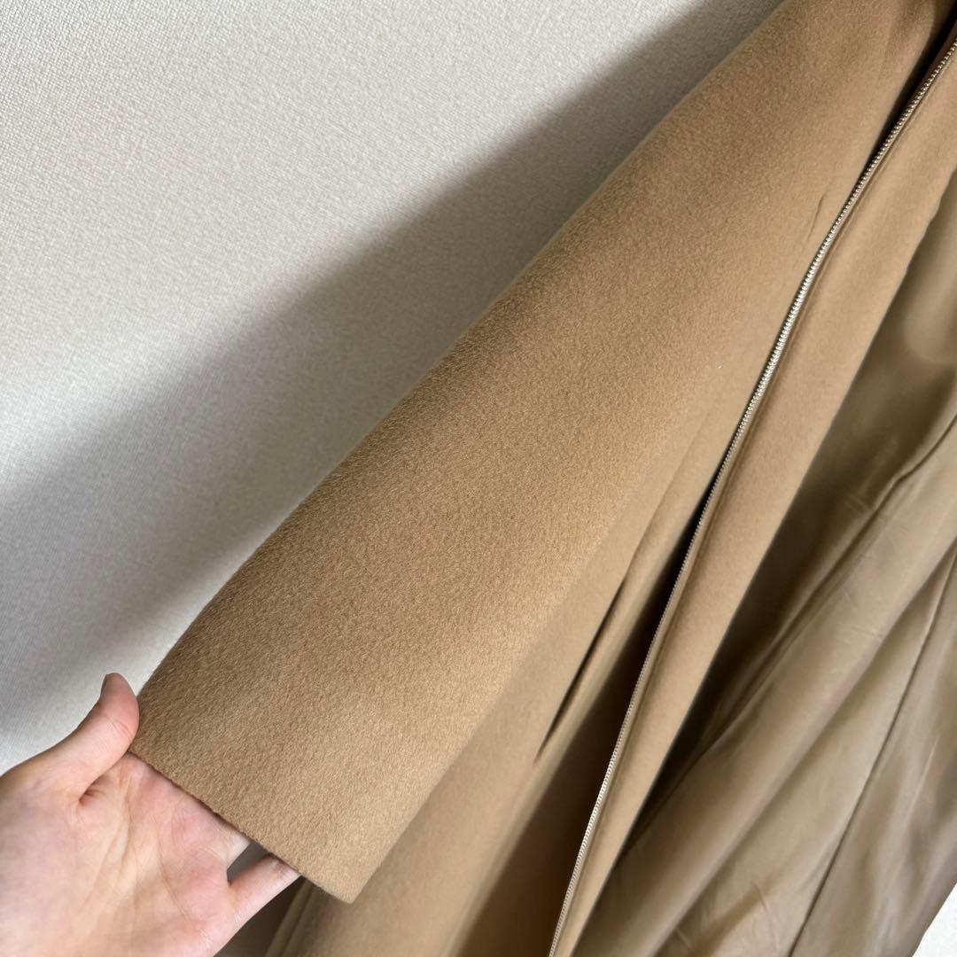 ★FOXEY★マリソル ブレンダさん着用★上質ウールゆったりコート★キャメル