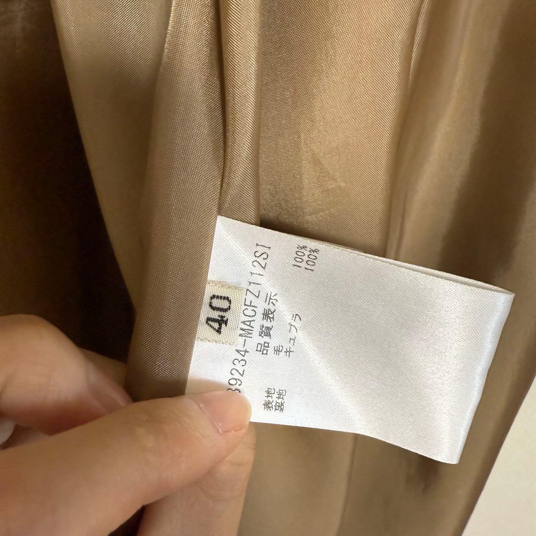 ★FOXEY★マリソル ブレンダさん着用★上質ウールゆったりコート★キャメル