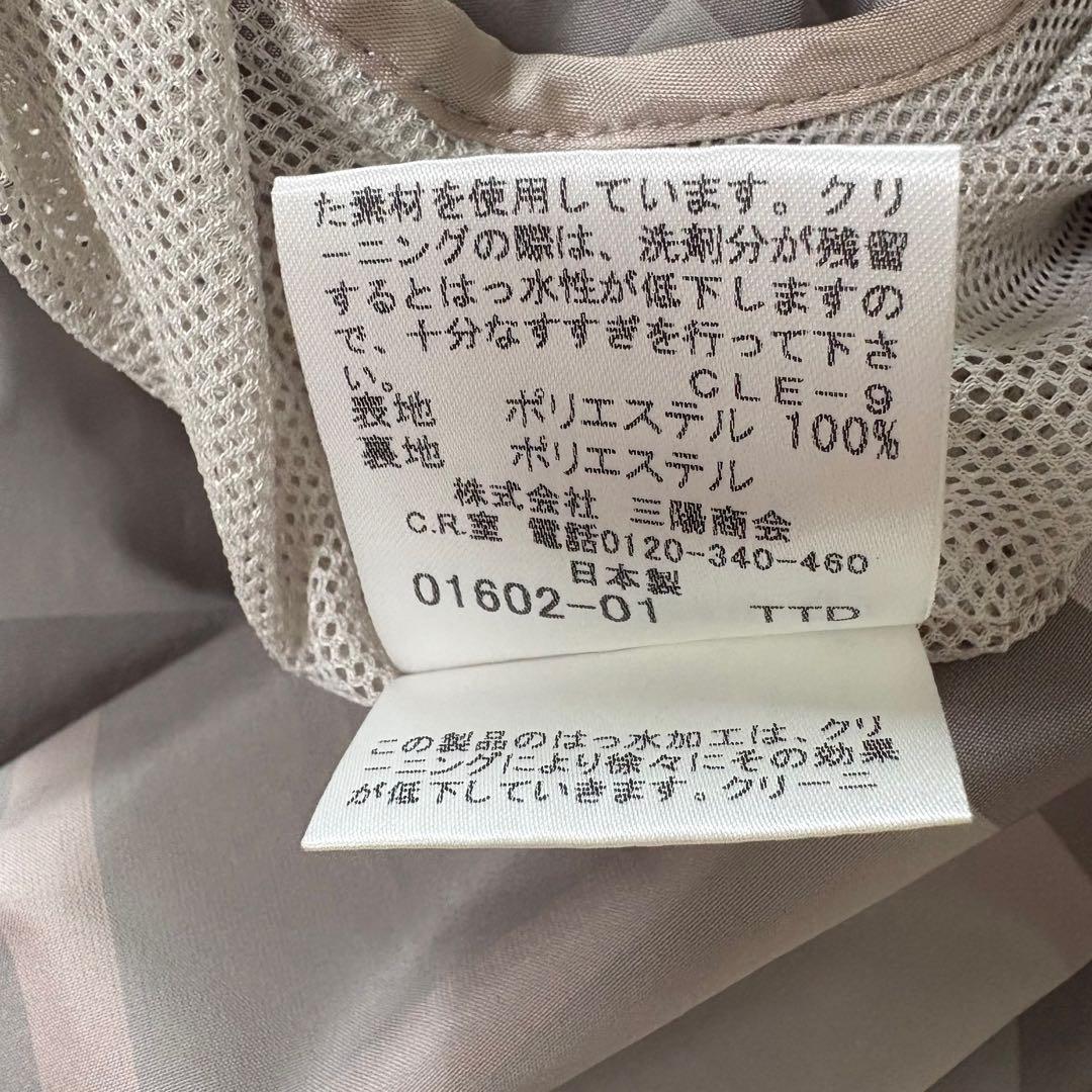 バーバリーロンドン　トレンチコート　ノバチェック　メガチェック　グレージュ　3L