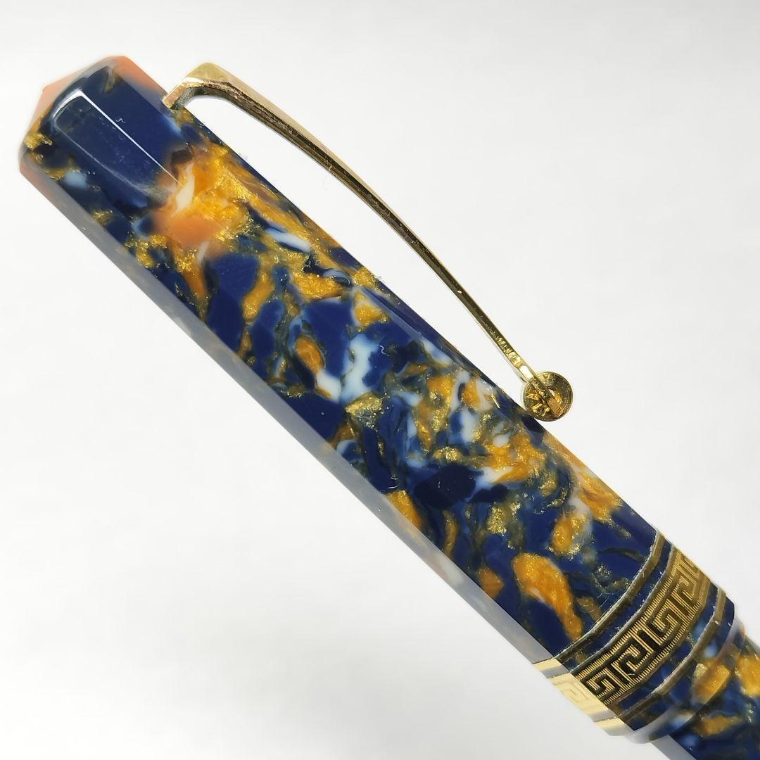 OMAS オマス EXTRA ボールペン サフランブルー セルロイド